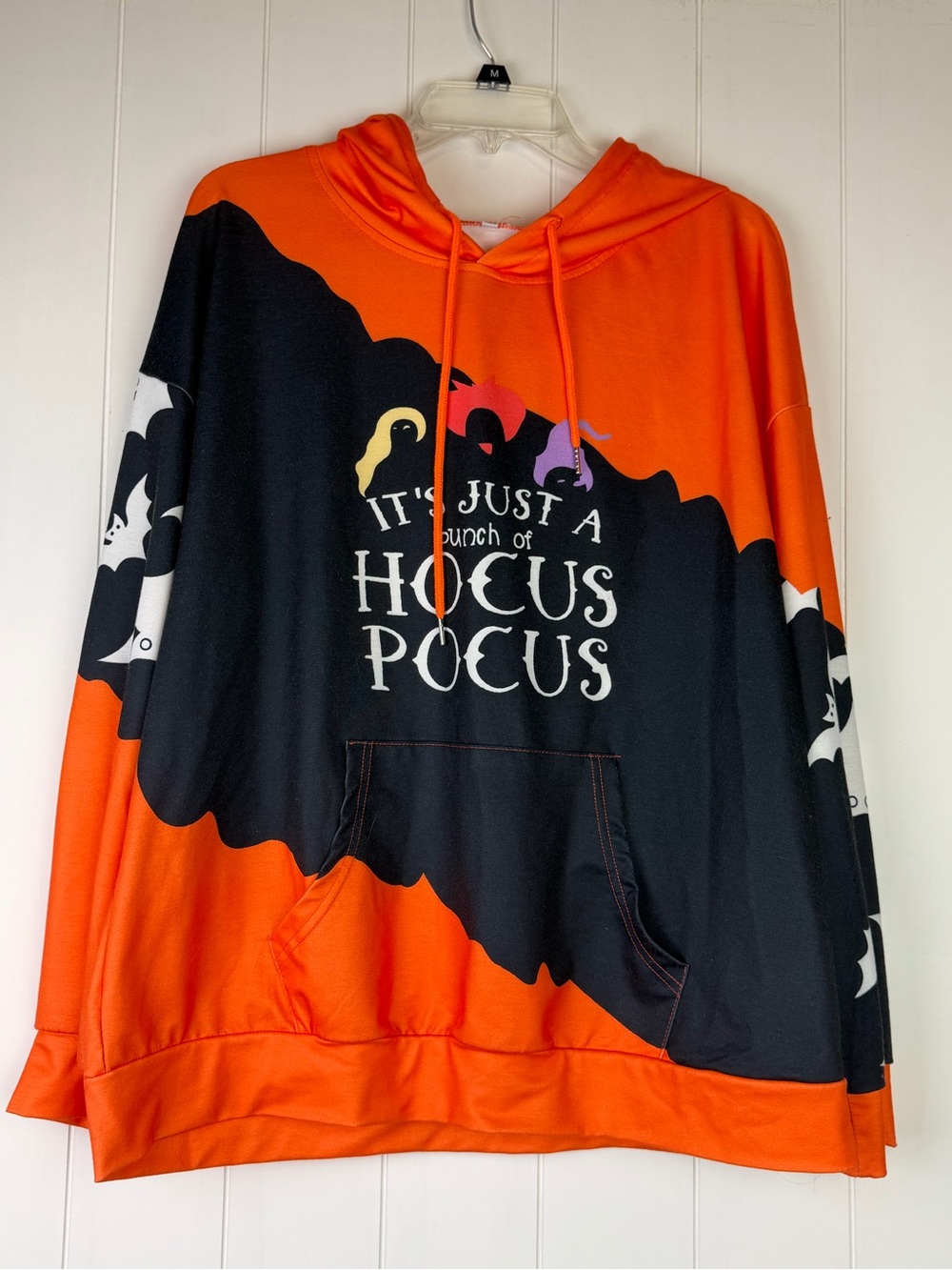 Orange & Black 'Hocus Pocus' Graphic Hoodie Sweatshirt